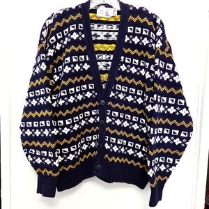 Vintage Penn's Landing Cotton Cardigan Sweater Size L
